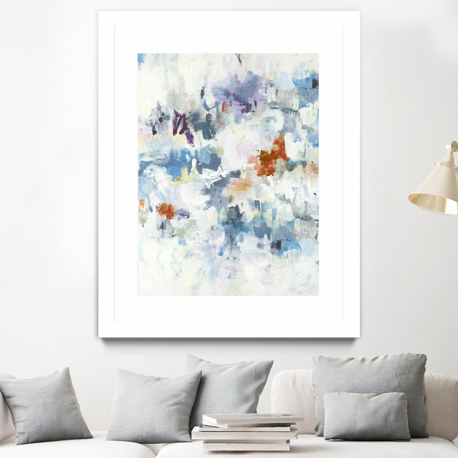 Colour Plays II by Lisa Ridgers on GIANT ART - reds abstract