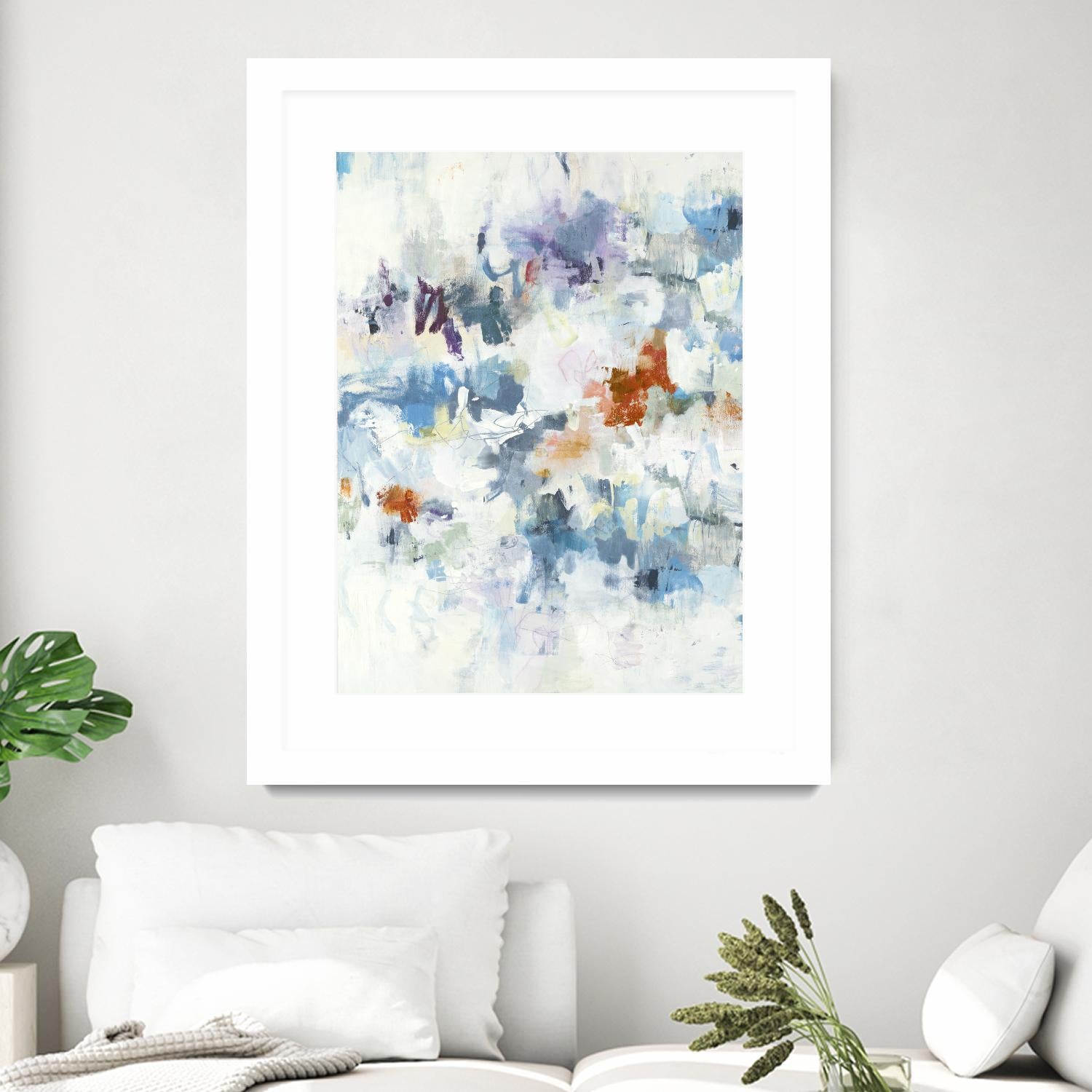 Colour Plays II by Lisa Ridgers on GIANT ART - reds abstract