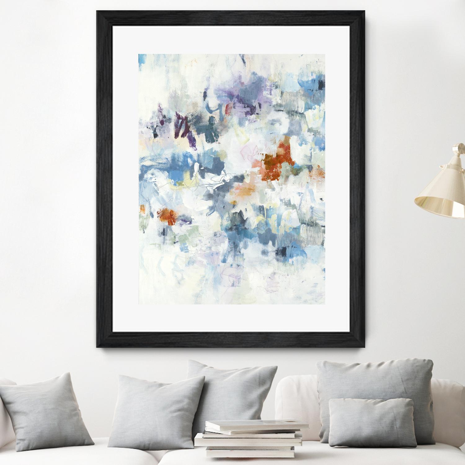 Colour Plays II by Lisa Ridgers on GIANT ART - reds abstract