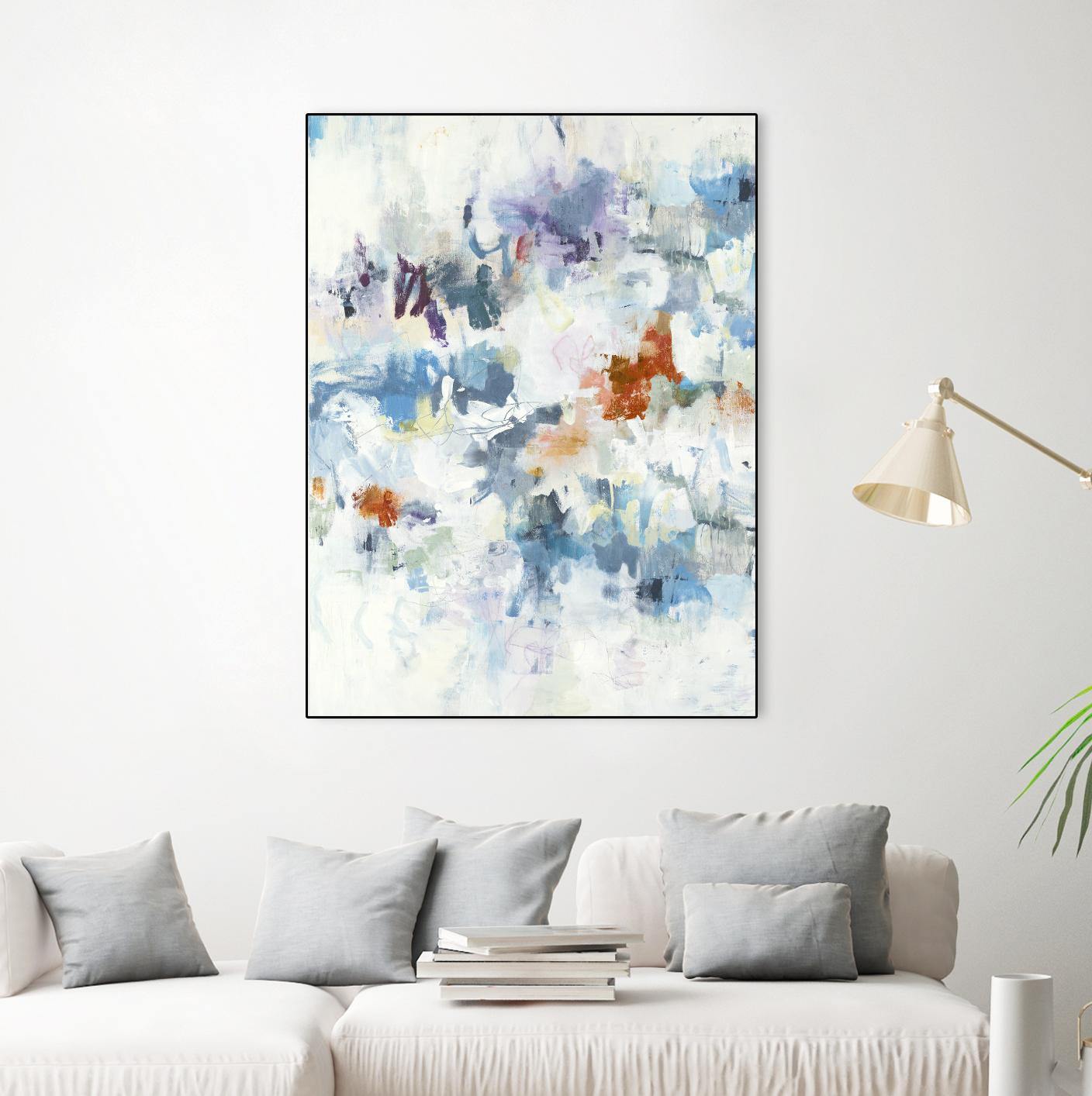 Colour Plays II by Lisa Ridgers on GIANT ART - reds abstract