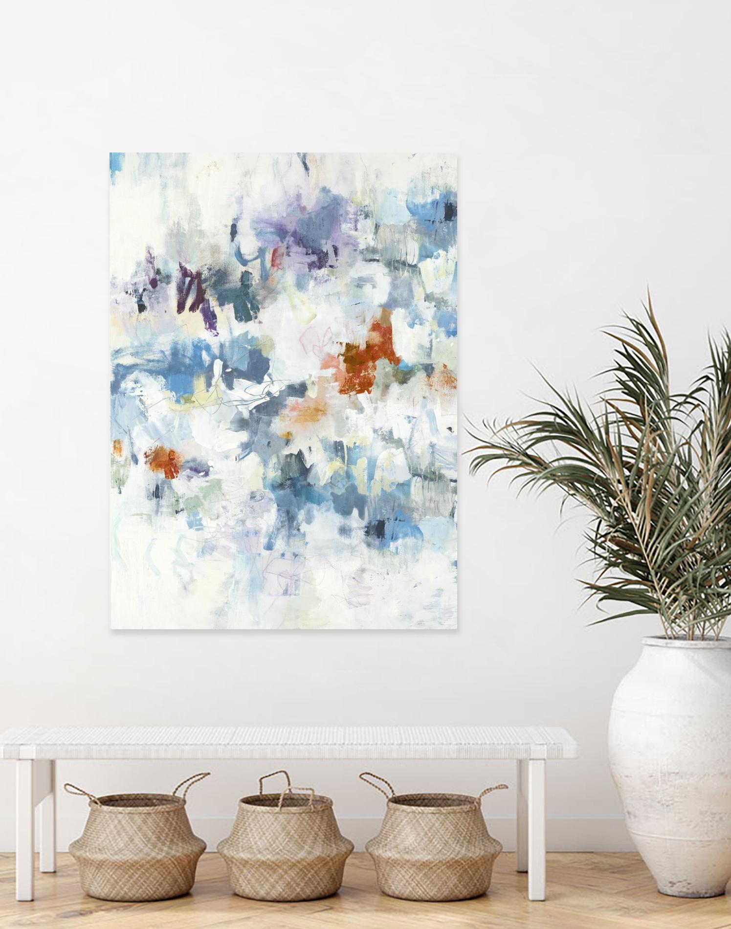 Colour Plays II by Lisa Ridgers on GIANT ART - reds abstract