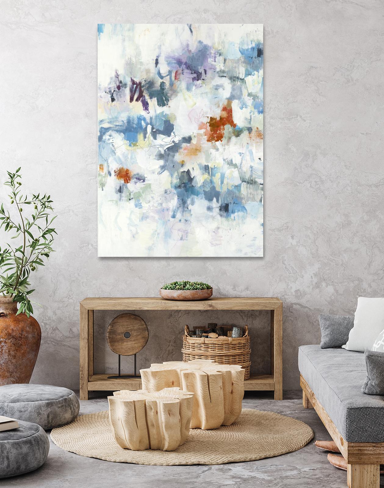 Colour Plays II by Lisa Ridgers on GIANT ART - reds abstract