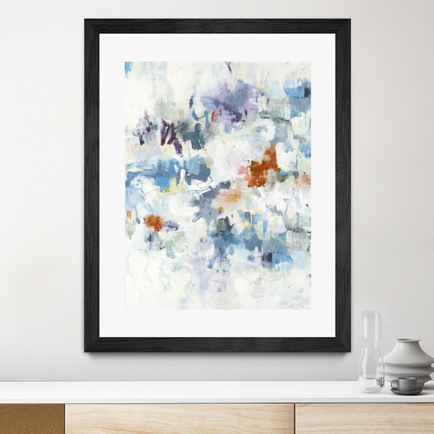 Colour Plays II by Lisa Ridgers on GIANT ART - reds abstract