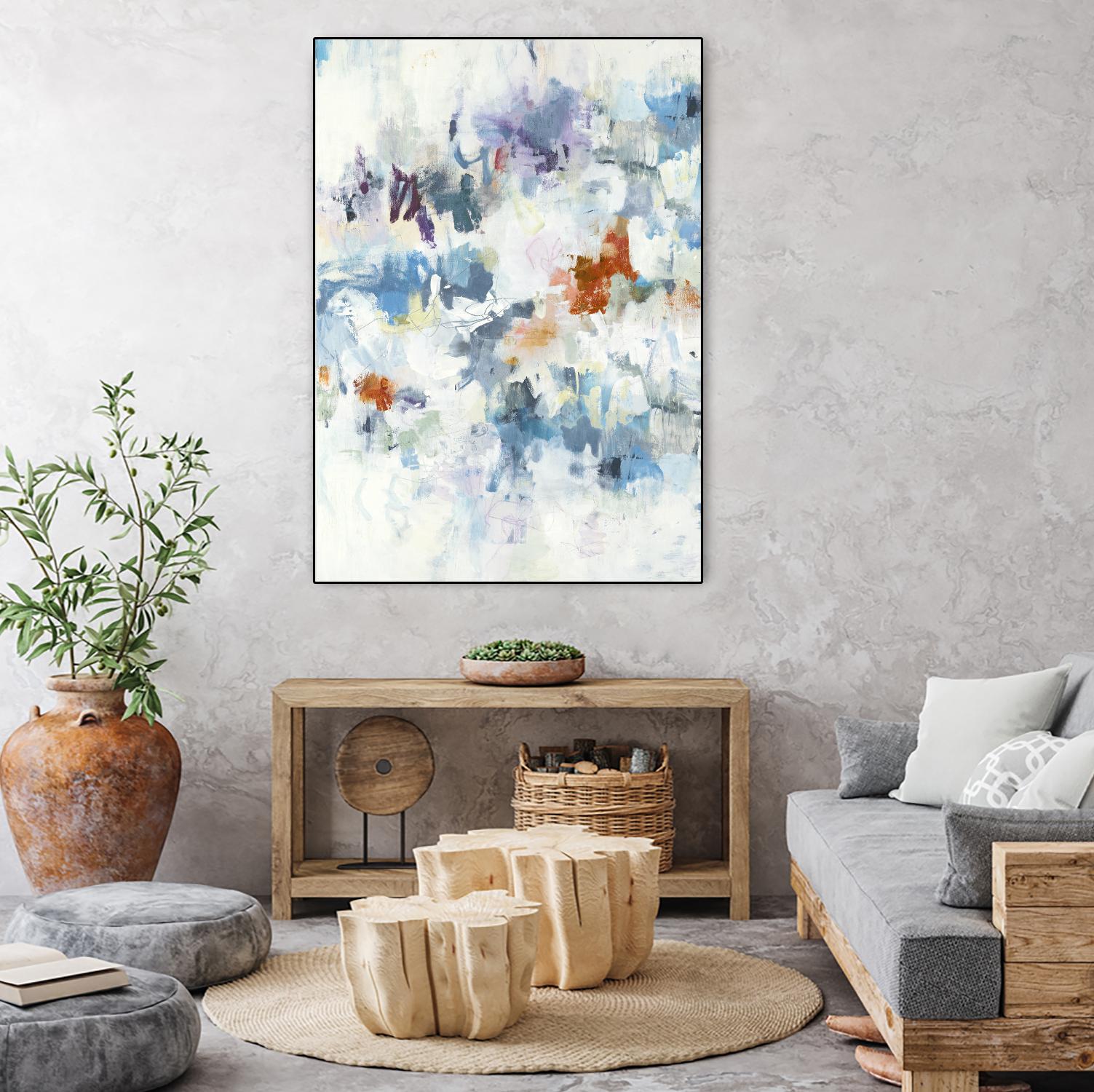 Colour Plays II by Lisa Ridgers on GIANT ART - reds abstract