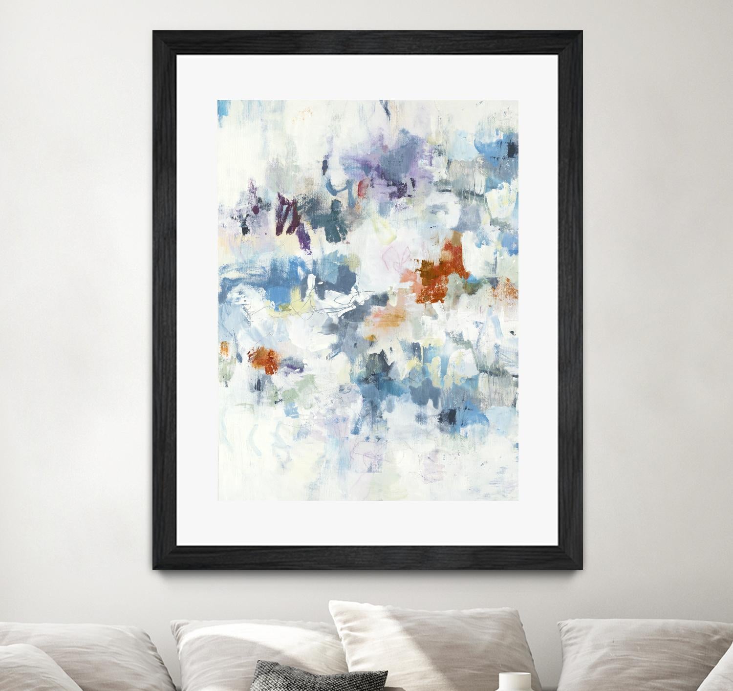 Colour Plays II by Lisa Ridgers on GIANT ART - reds abstract