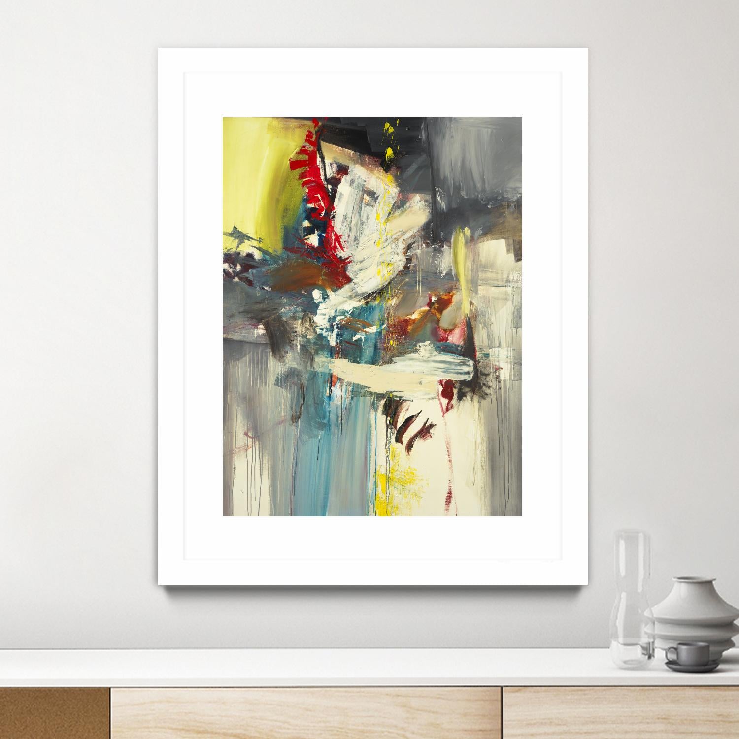 Kheeler's Garden by Sarah Stockstill on GIANT ART - yellow abstract