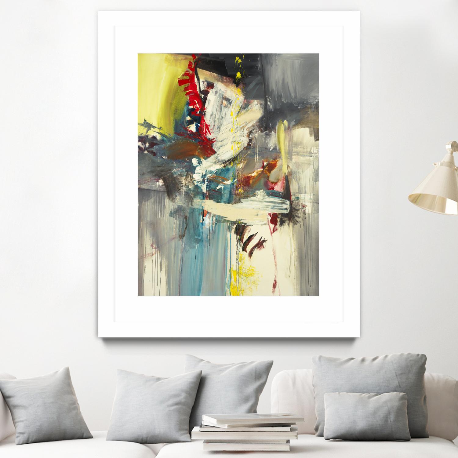 Kheeler's Garden by Sarah Stockstill on GIANT ART - yellow abstract