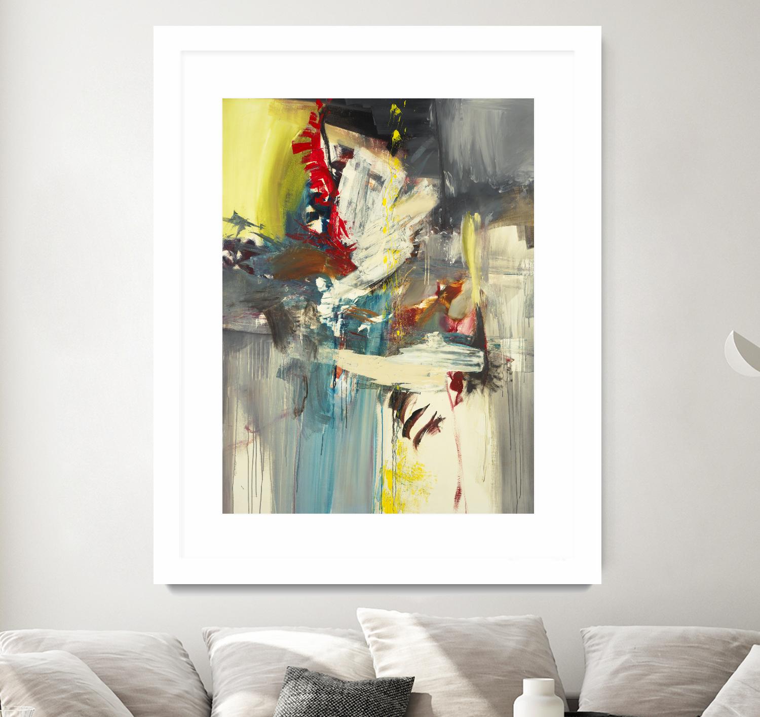 Kheeler's Garden by Sarah Stockstill on GIANT ART - yellow abstract