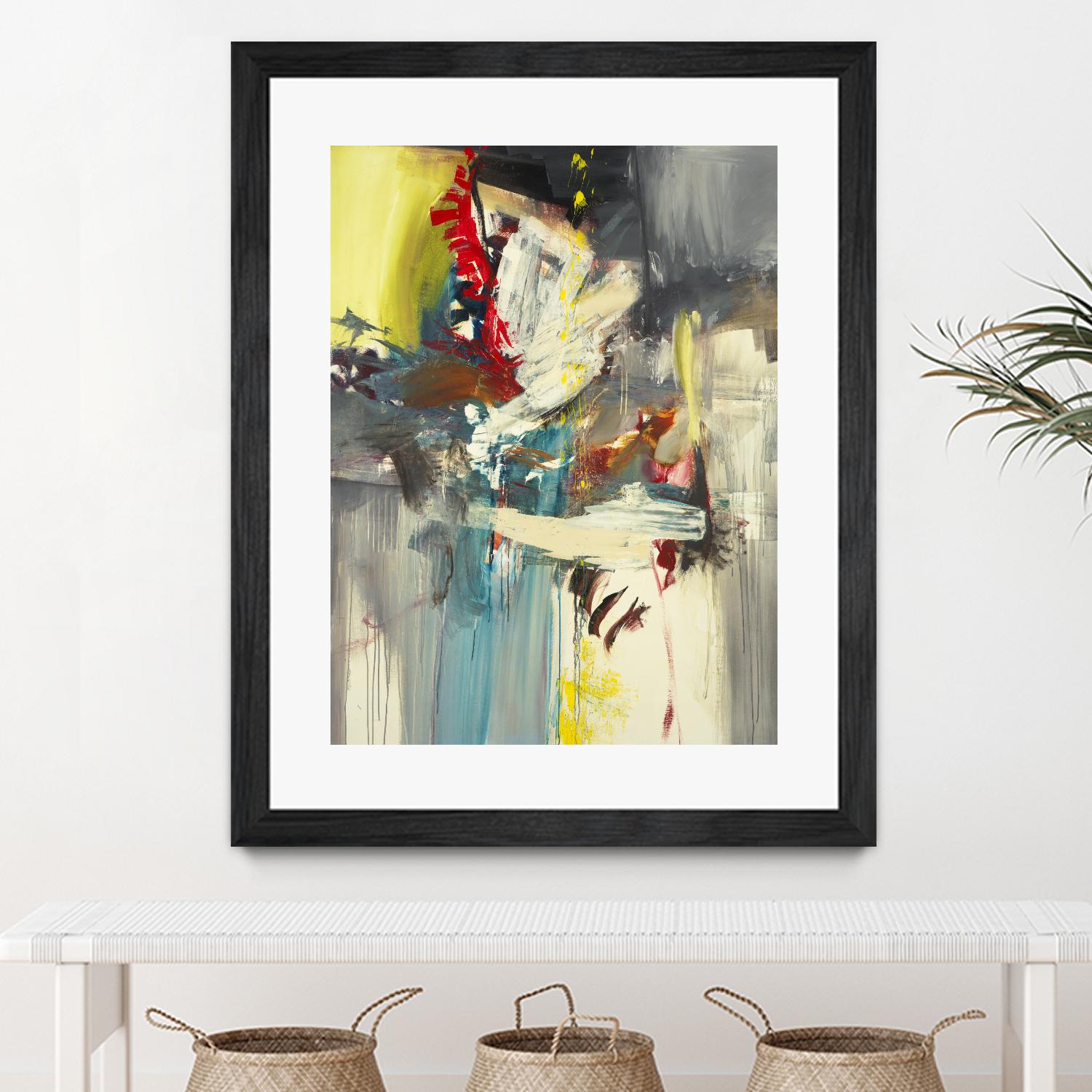 Kheeler's Garden by Sarah Stockstill on GIANT ART - yellow abstract