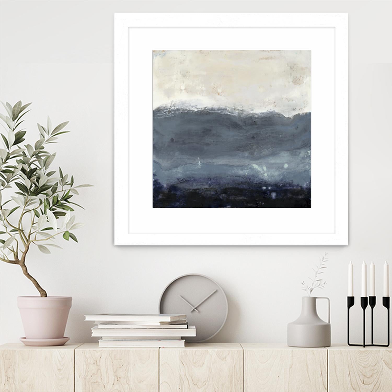The Storm by Laura VanHorne on GIANT ART - white abstract