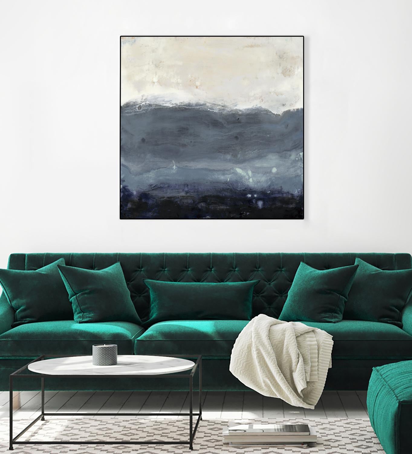 The Storm by Laura VanHorne on GIANT ART - white abstract