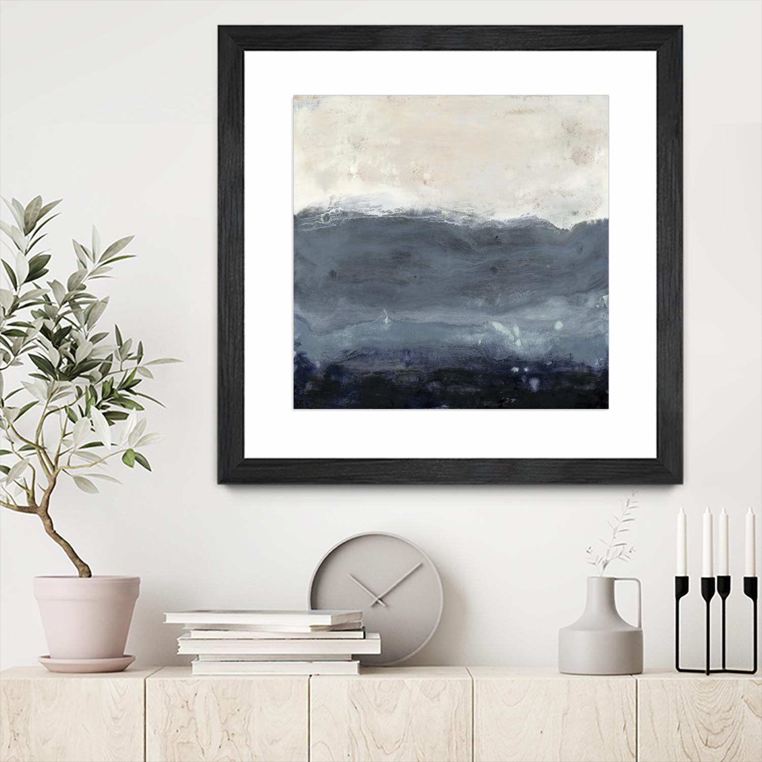 The Storm by Laura VanHorne on GIANT ART - white abstract