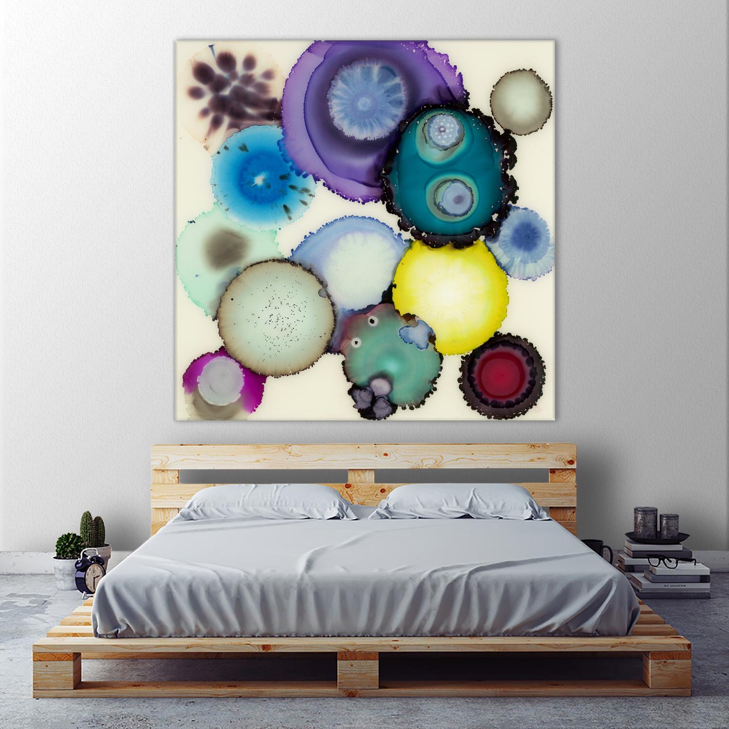 Kaleidoscope II by Laura VanHorne on GIANT ART - blue contemporary