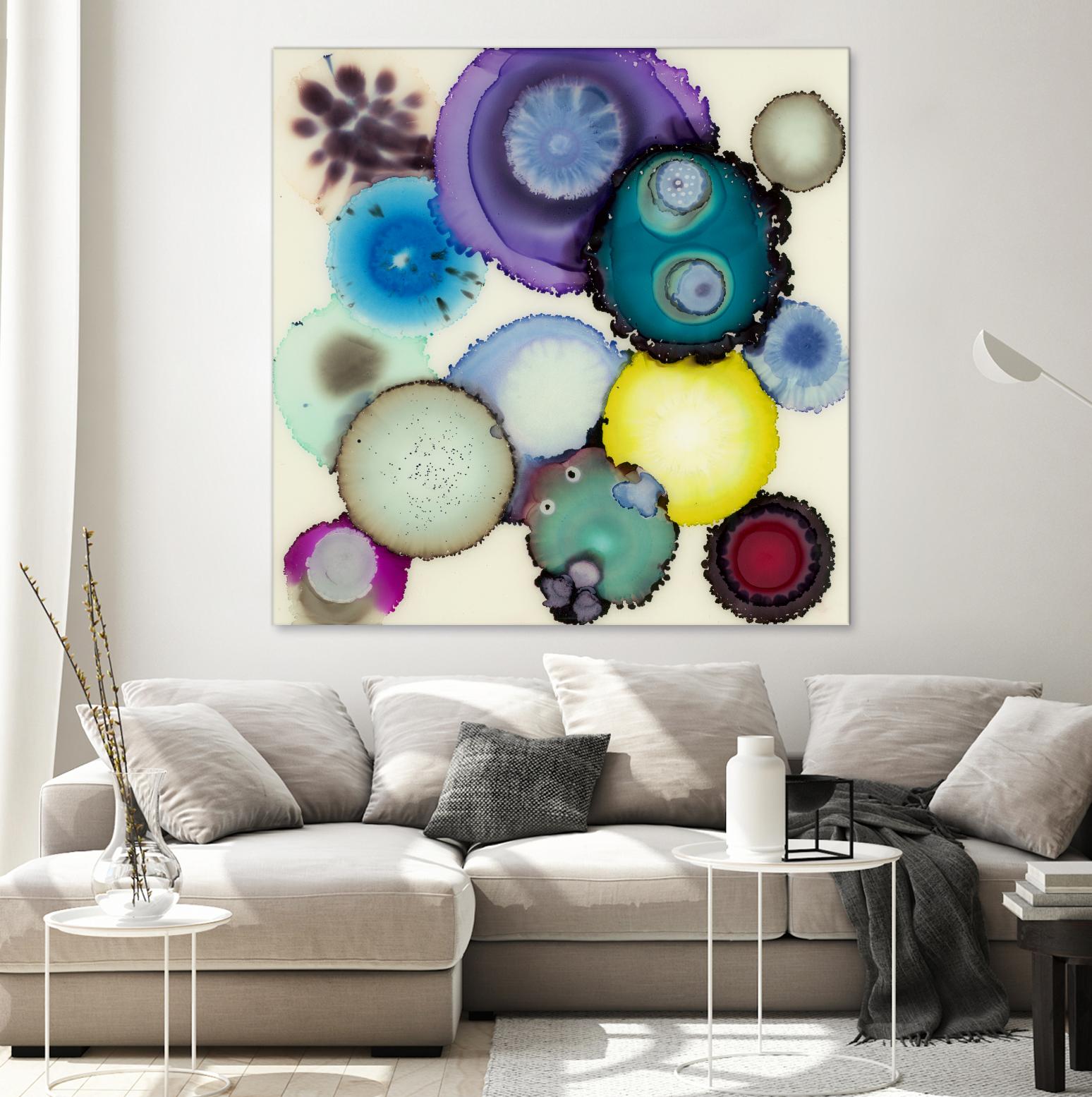 Kaleidoscope II by Laura VanHorne on GIANT ART - blue contemporary