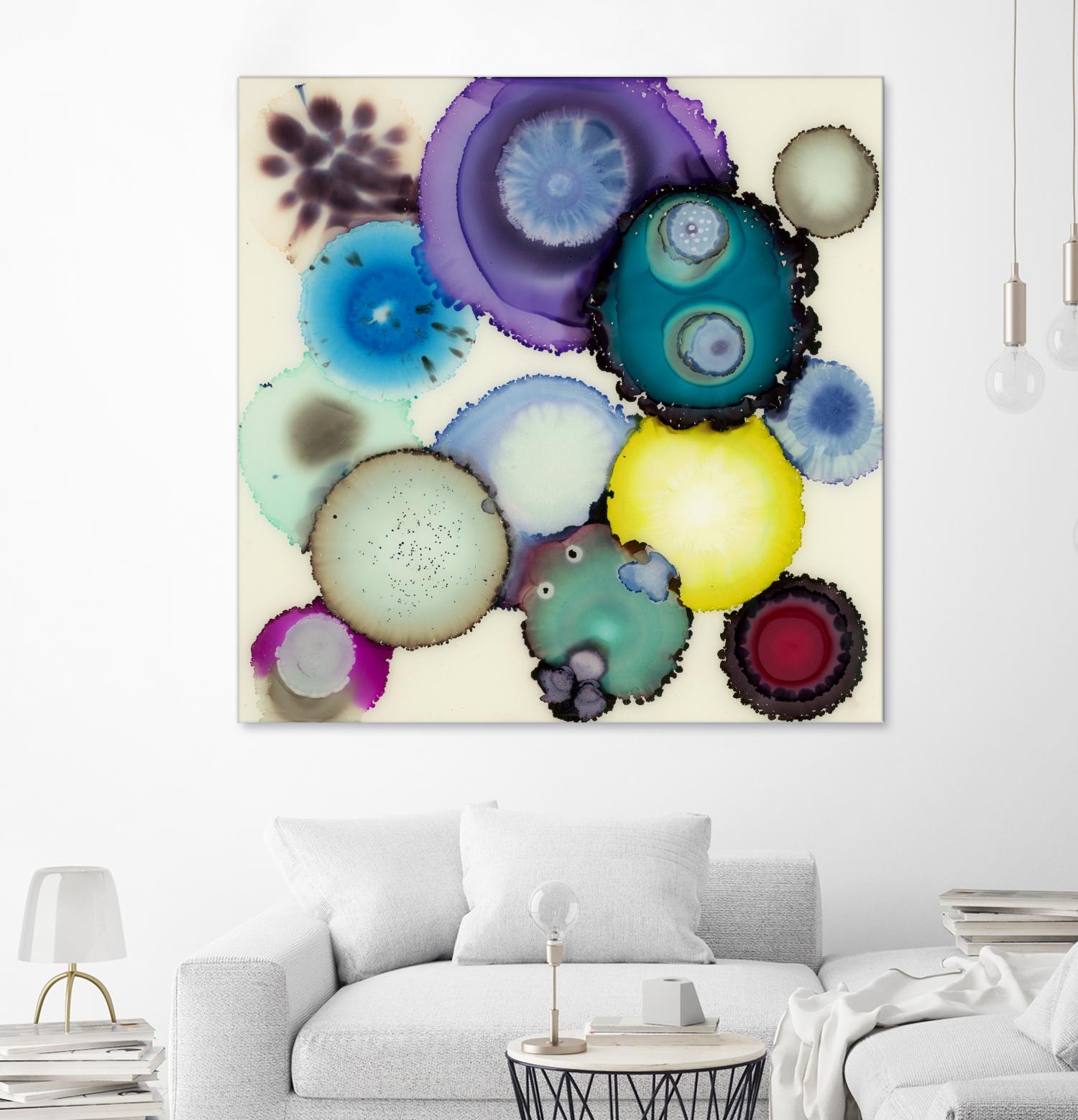 Kaleidoscope II by Laura VanHorne on GIANT ART - blue contemporary