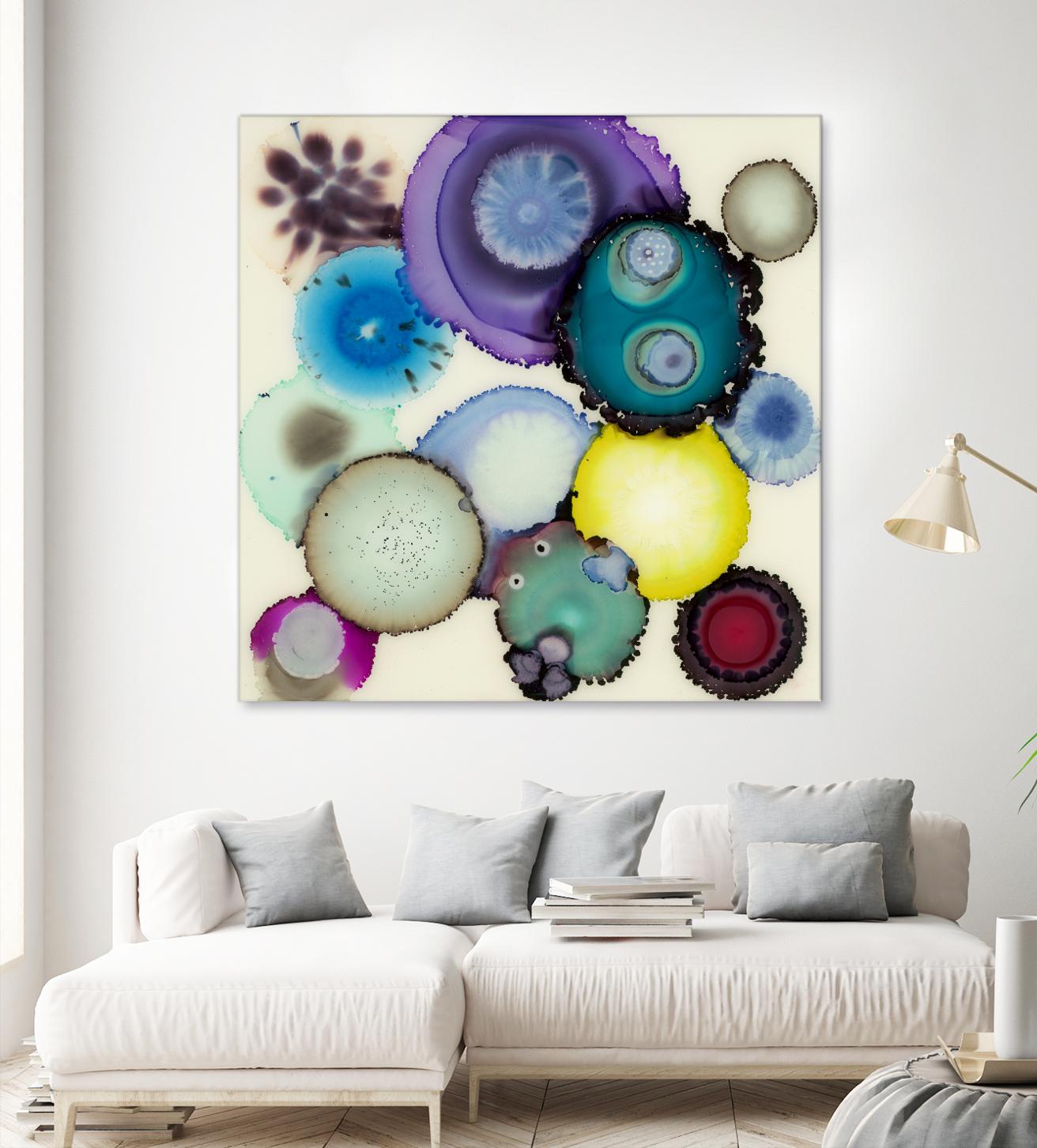 Kaleidoscope II by Laura VanHorne on GIANT ART - blue contemporary