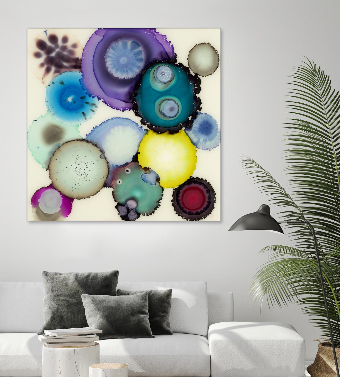 Kaleidoscope II by Laura VanHorne on GIANT ART - blue contemporary