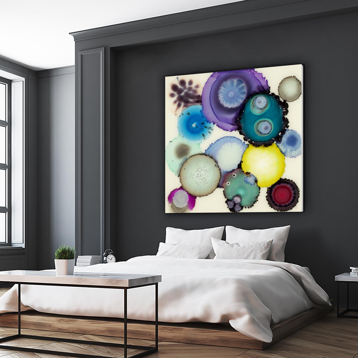 Kaleidoscope II by Laura VanHorne on GIANT ART - blue contemporary