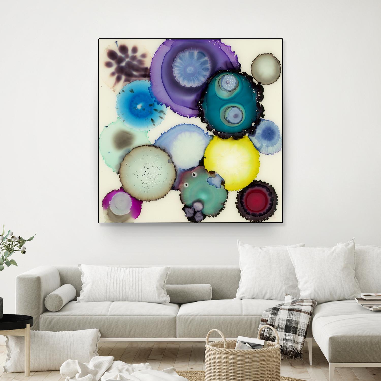 Kaleidoscope II by Laura VanHorne on GIANT ART - blue contemporary
