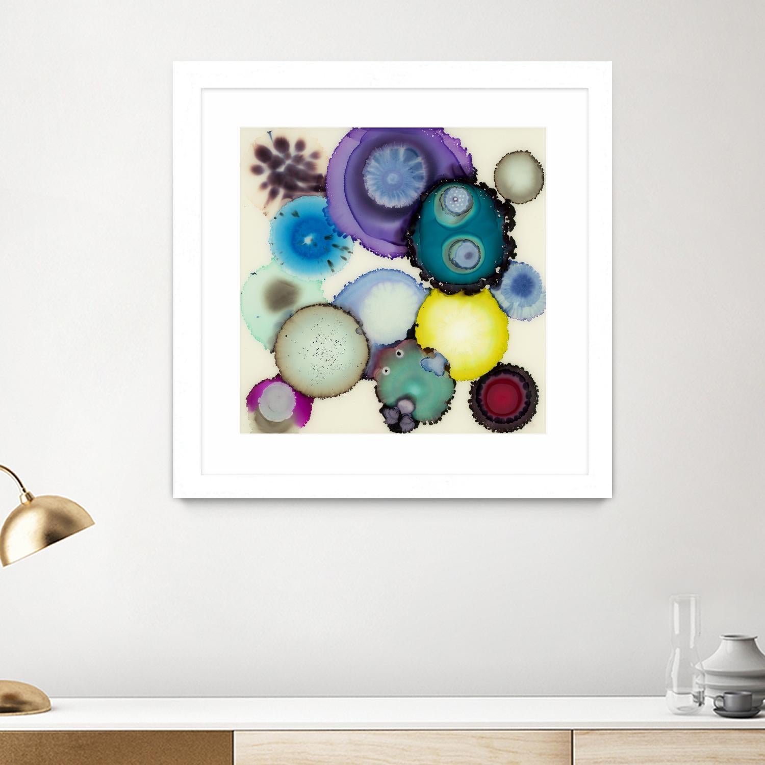 Kaleidoscope II by Laura VanHorne on GIANT ART - blue contemporary