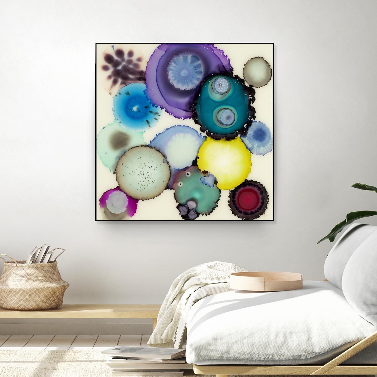 Kaleidoscope II by Laura VanHorne on GIANT ART - blue contemporary