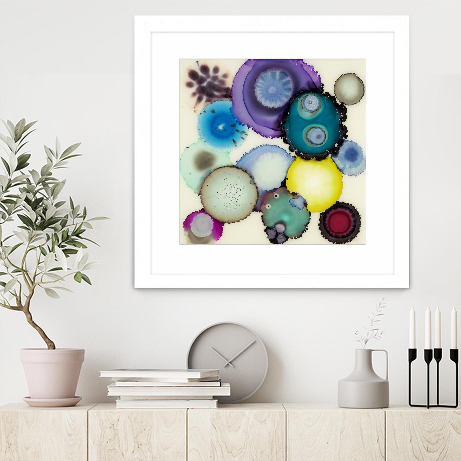 Kaleidoscope II by Laura VanHorne on GIANT ART - blue contemporary