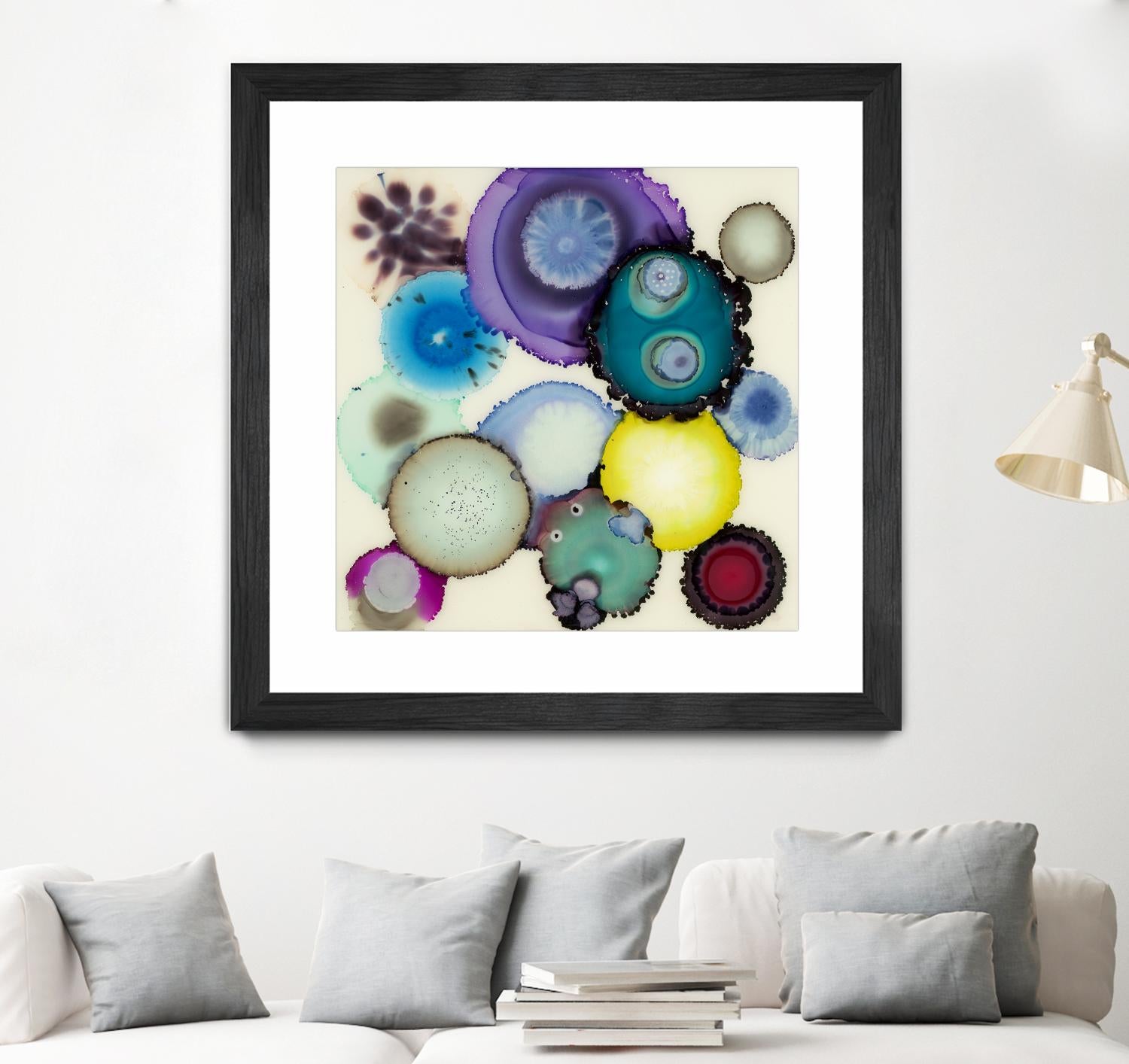 Kaleidoscope II by Laura VanHorne on GIANT ART - blue contemporary