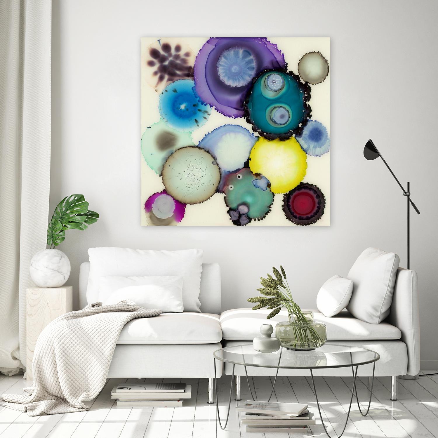 Kaleidoscope II by Laura VanHorne on GIANT ART - blue contemporary