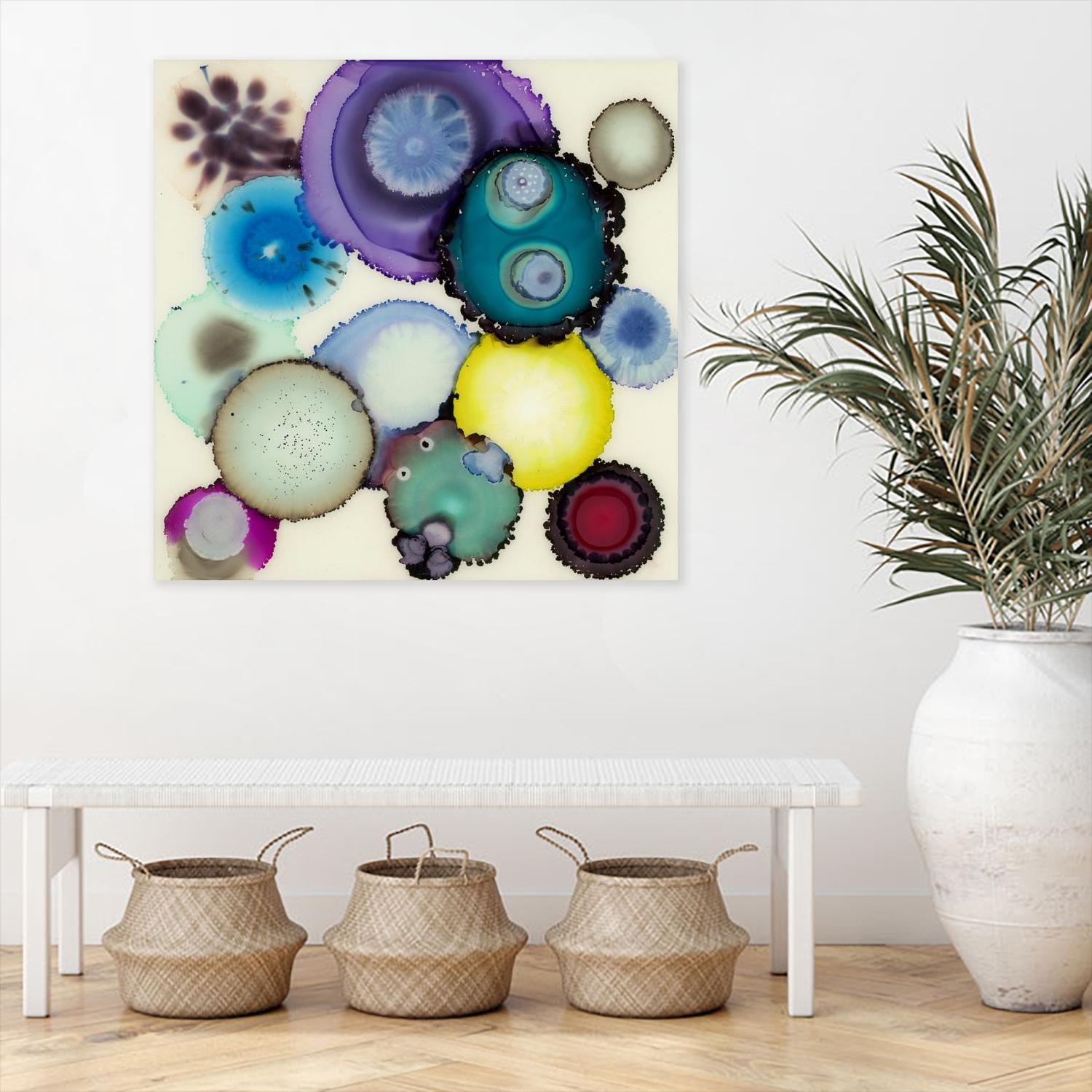 Kaleidoscope II by Laura VanHorne on GIANT ART - blue contemporary