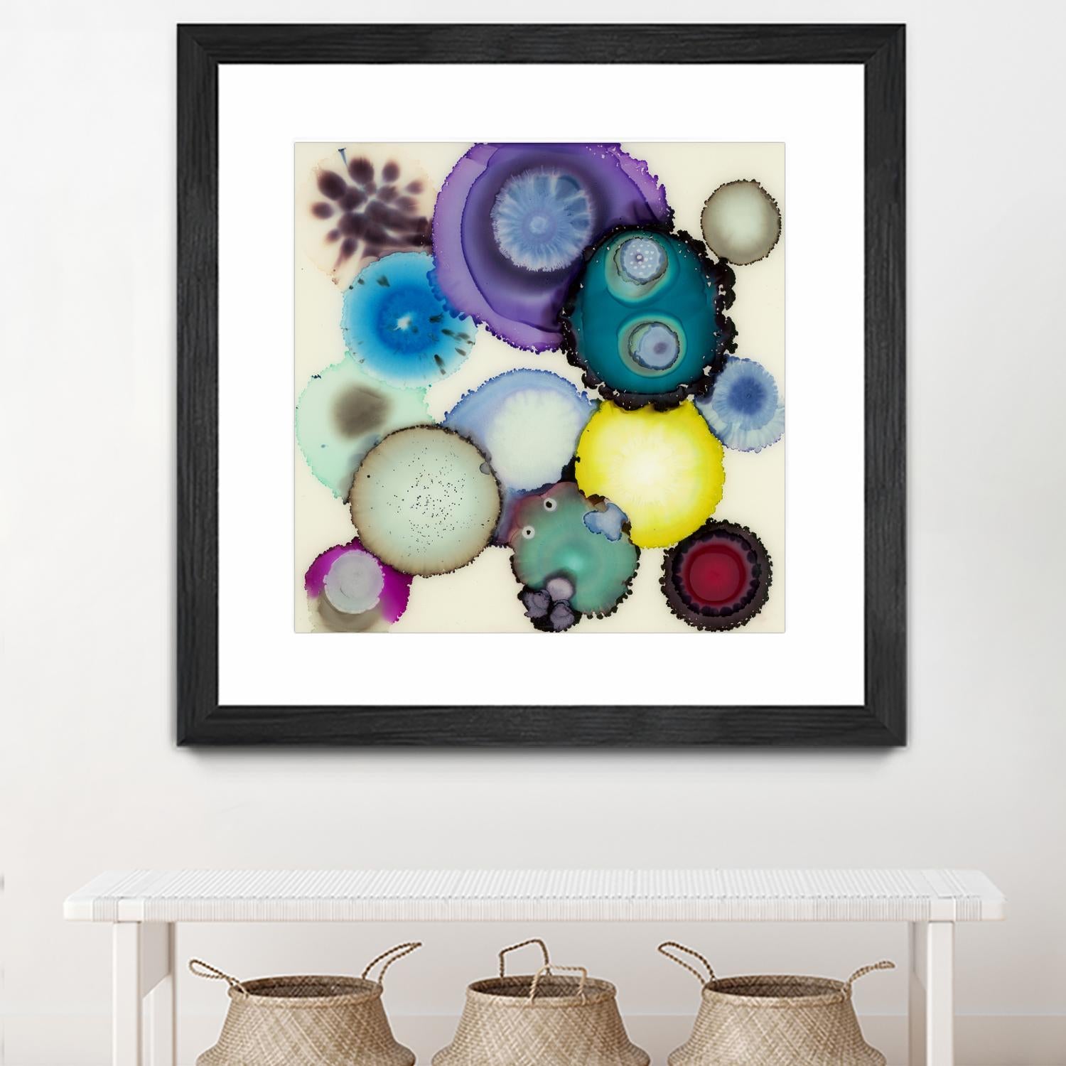 Kaleidoscope II by Laura VanHorne on GIANT ART - blue contemporary