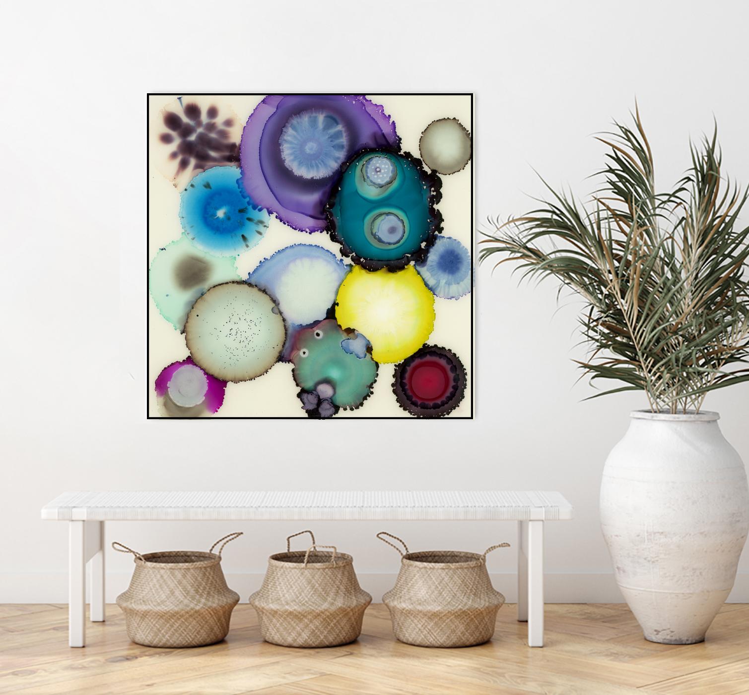 Kaleidoscope II by Laura VanHorne on GIANT ART - blue contemporary