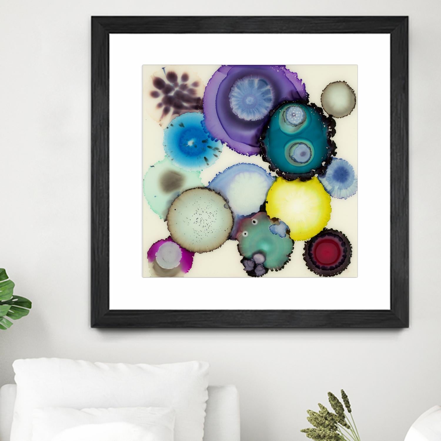 Kaleidoscope II by Laura VanHorne on GIANT ART - blue contemporary