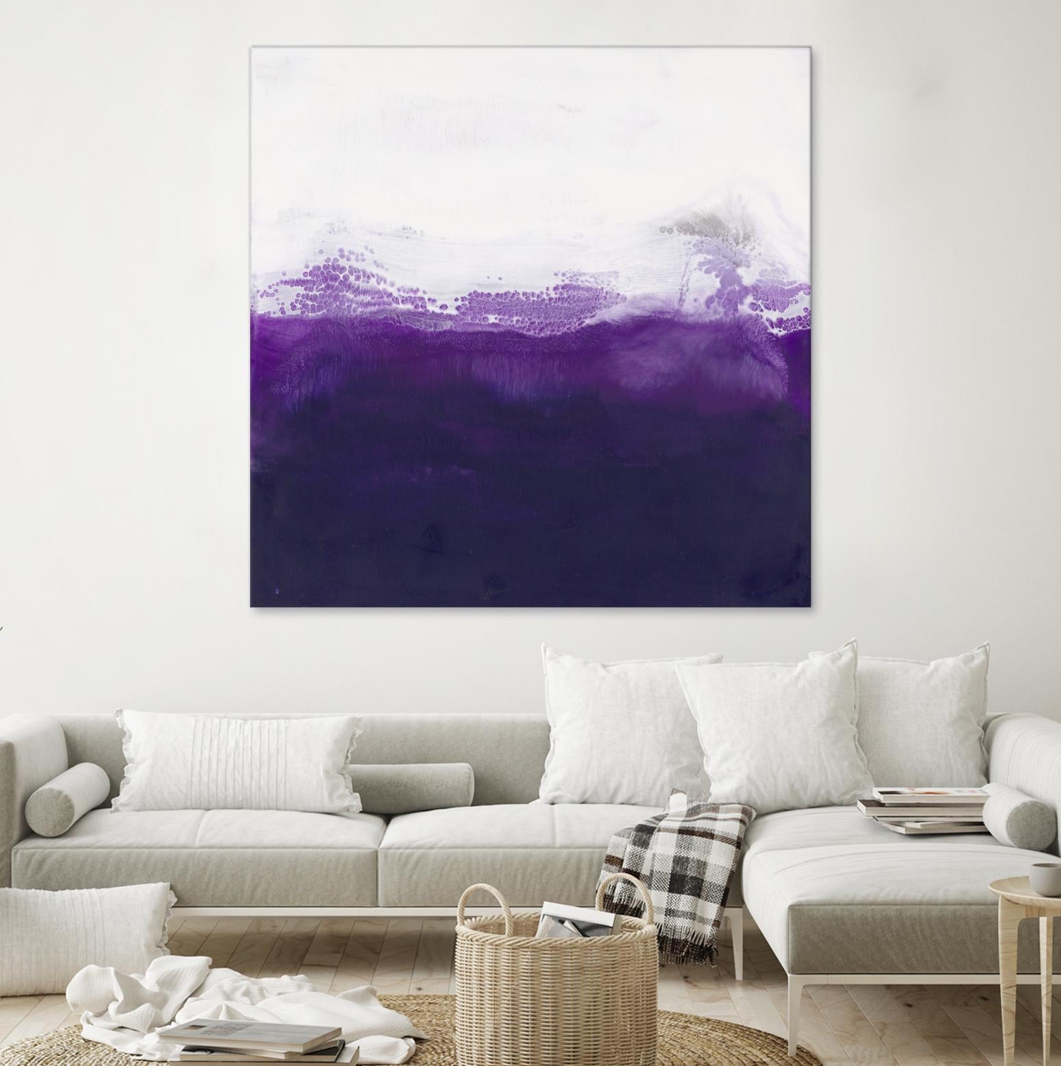 Purple by Laura VanHorne on GIANT ART - white abstract
