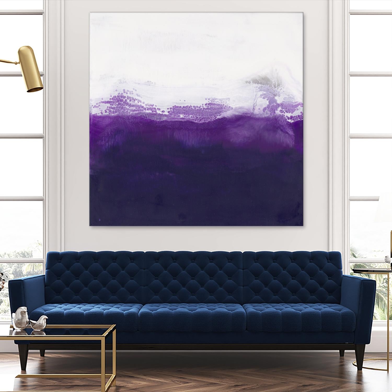 Purple by Laura VanHorne on GIANT ART - white abstract