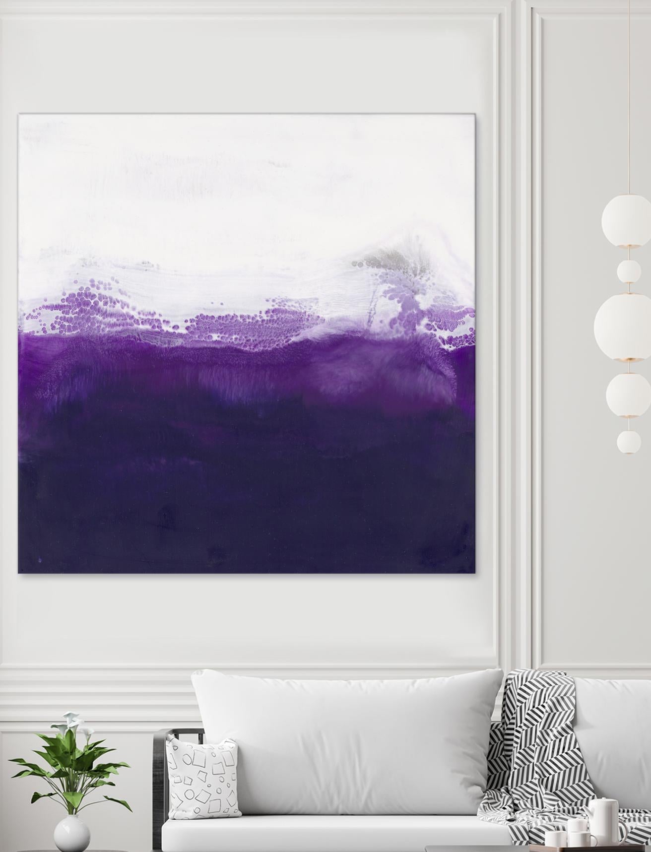 Purple by Laura VanHorne on GIANT ART - white abstract