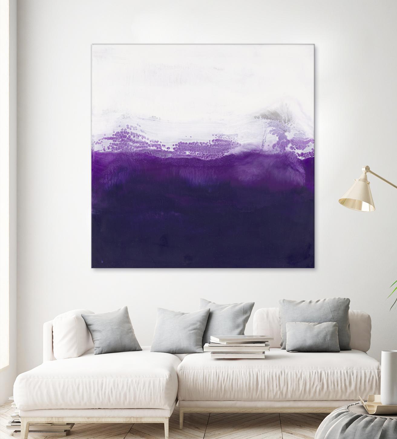 Purple by Laura VanHorne on GIANT ART - white abstract