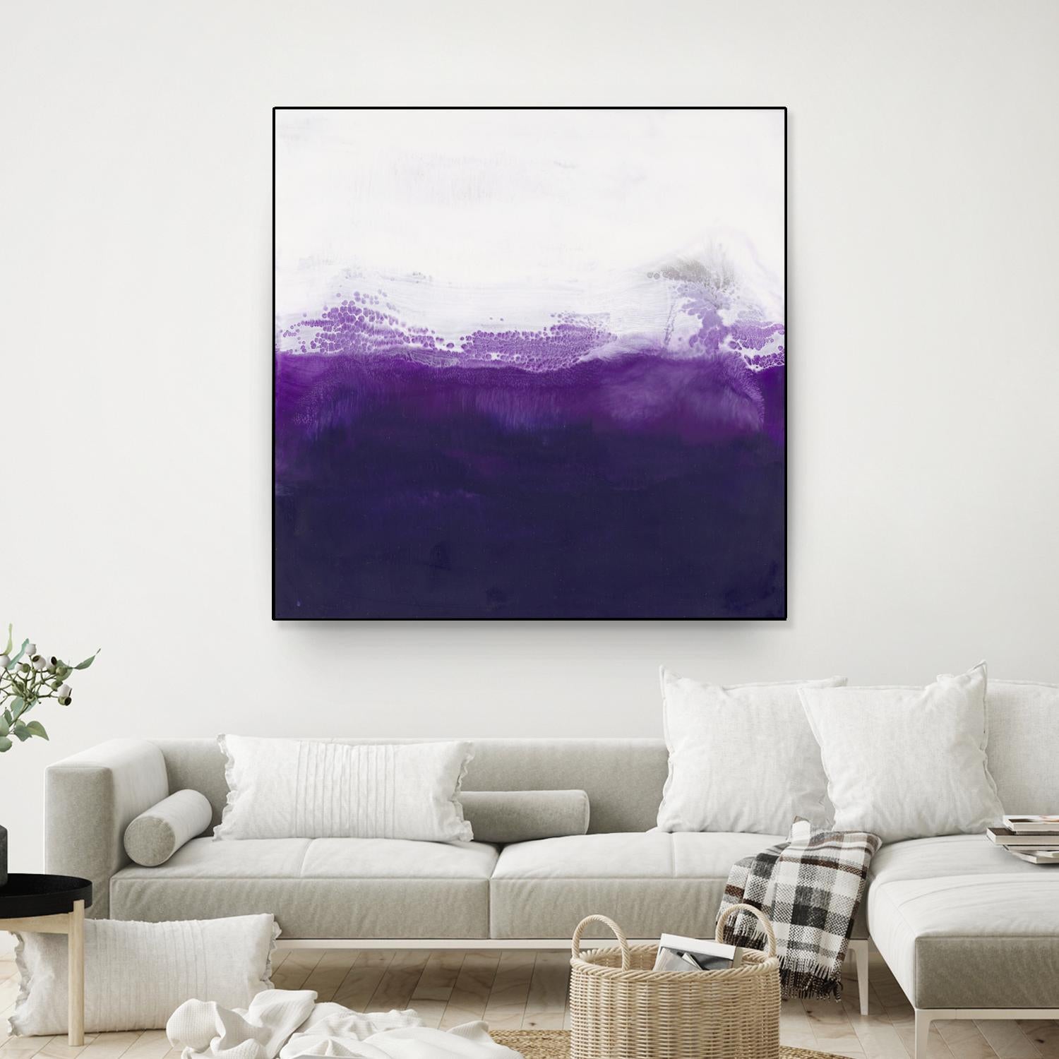 Purple by Laura VanHorne on GIANT ART - white abstract