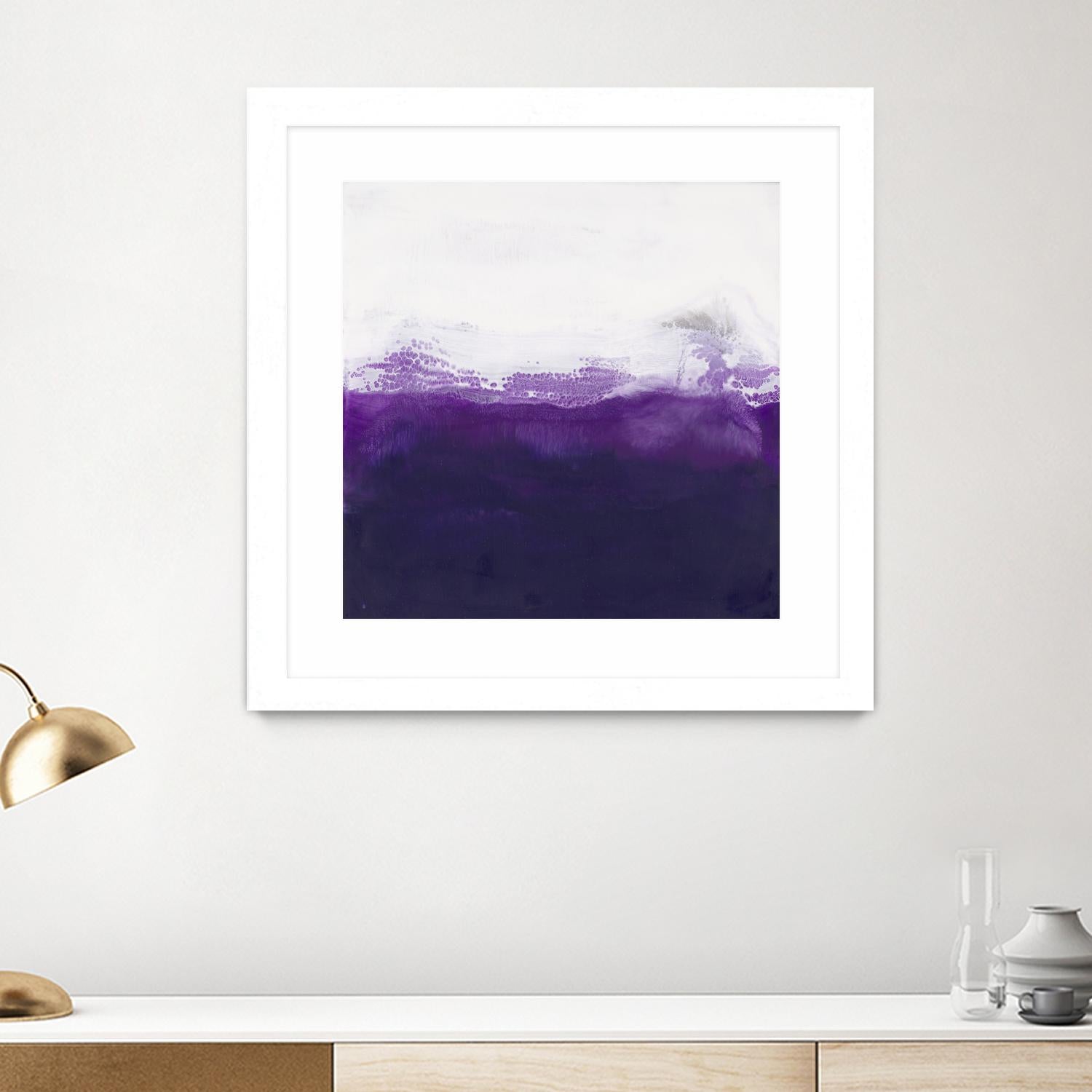 Purple by Laura VanHorne on GIANT ART - white abstract
