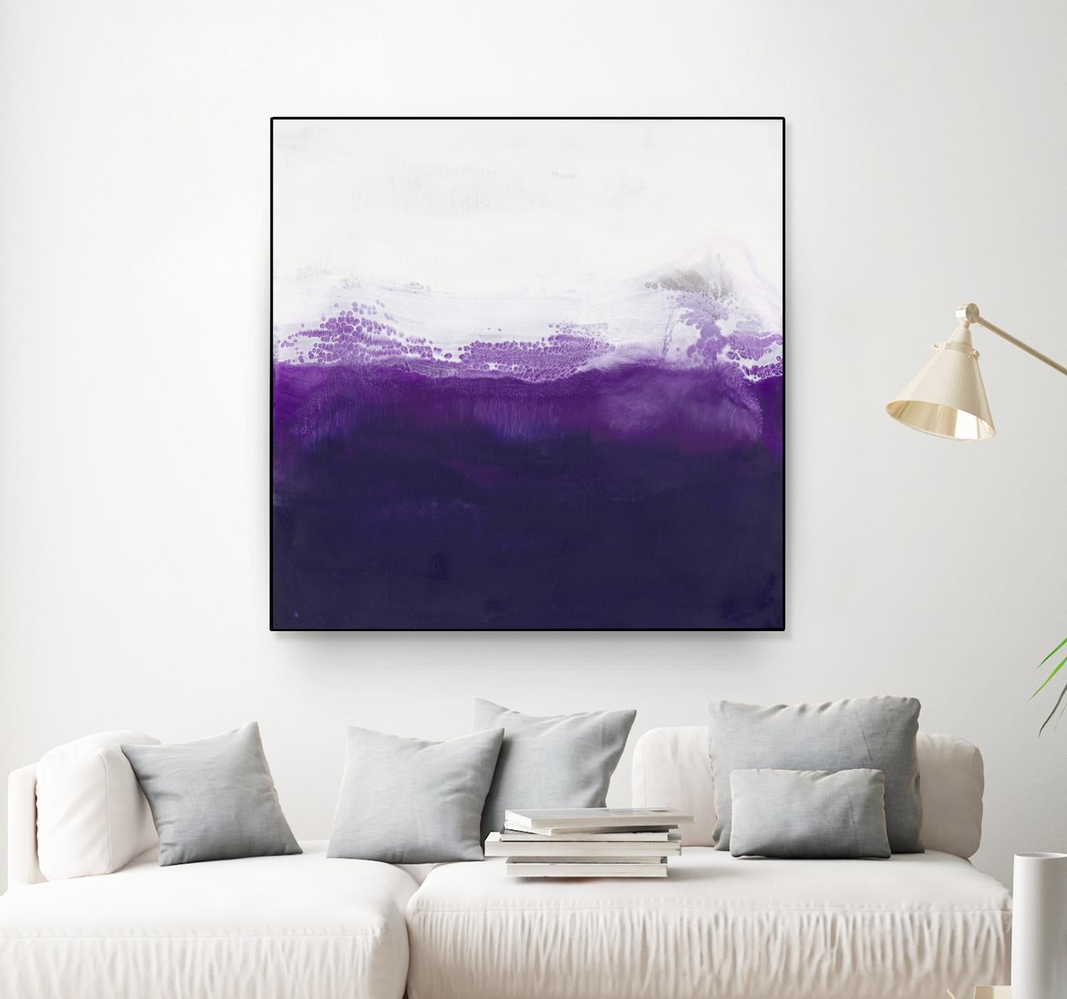 Purple by Laura VanHorne on GIANT ART - white abstract