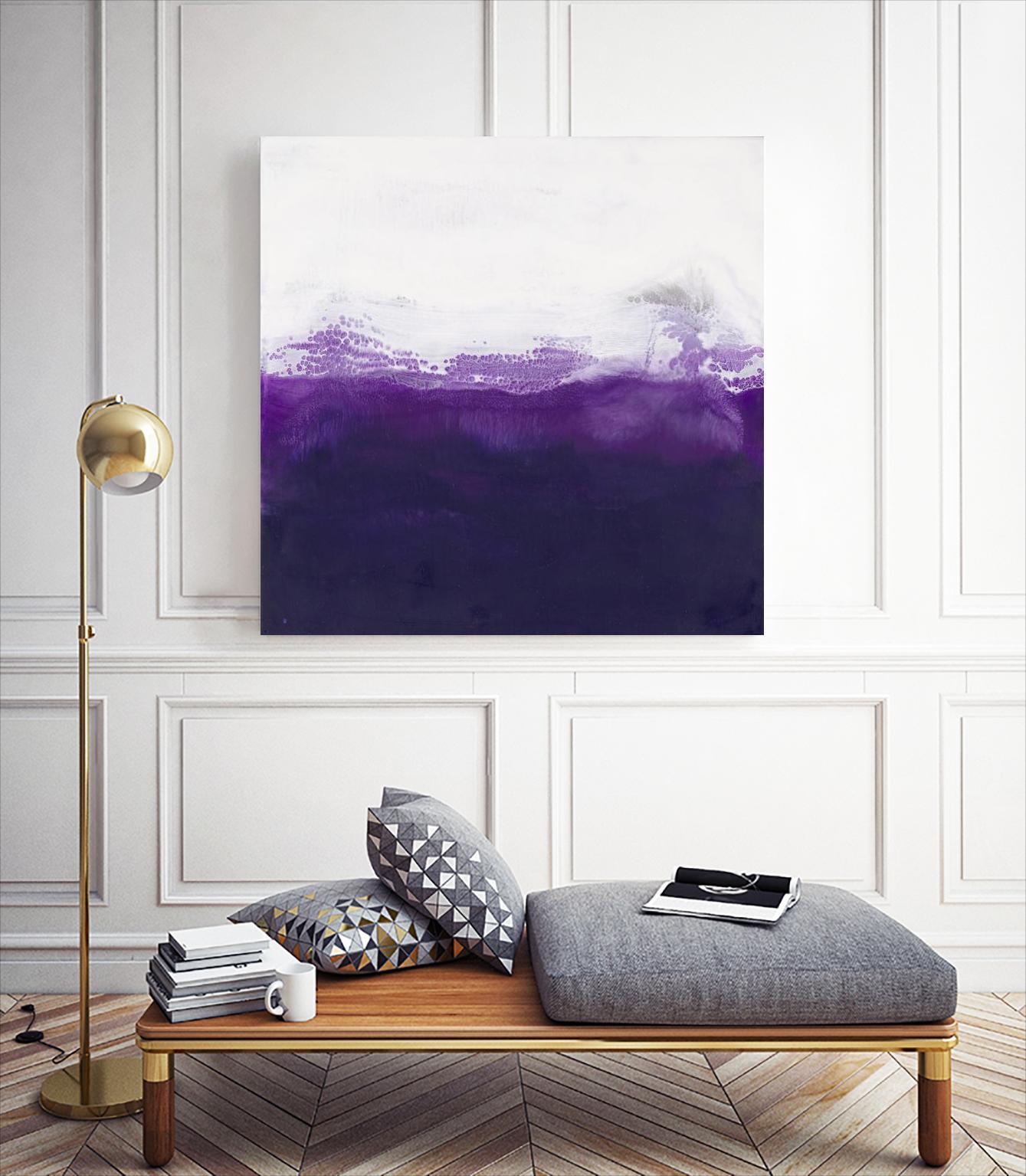 Purple by Laura VanHorne on GIANT ART - white abstract