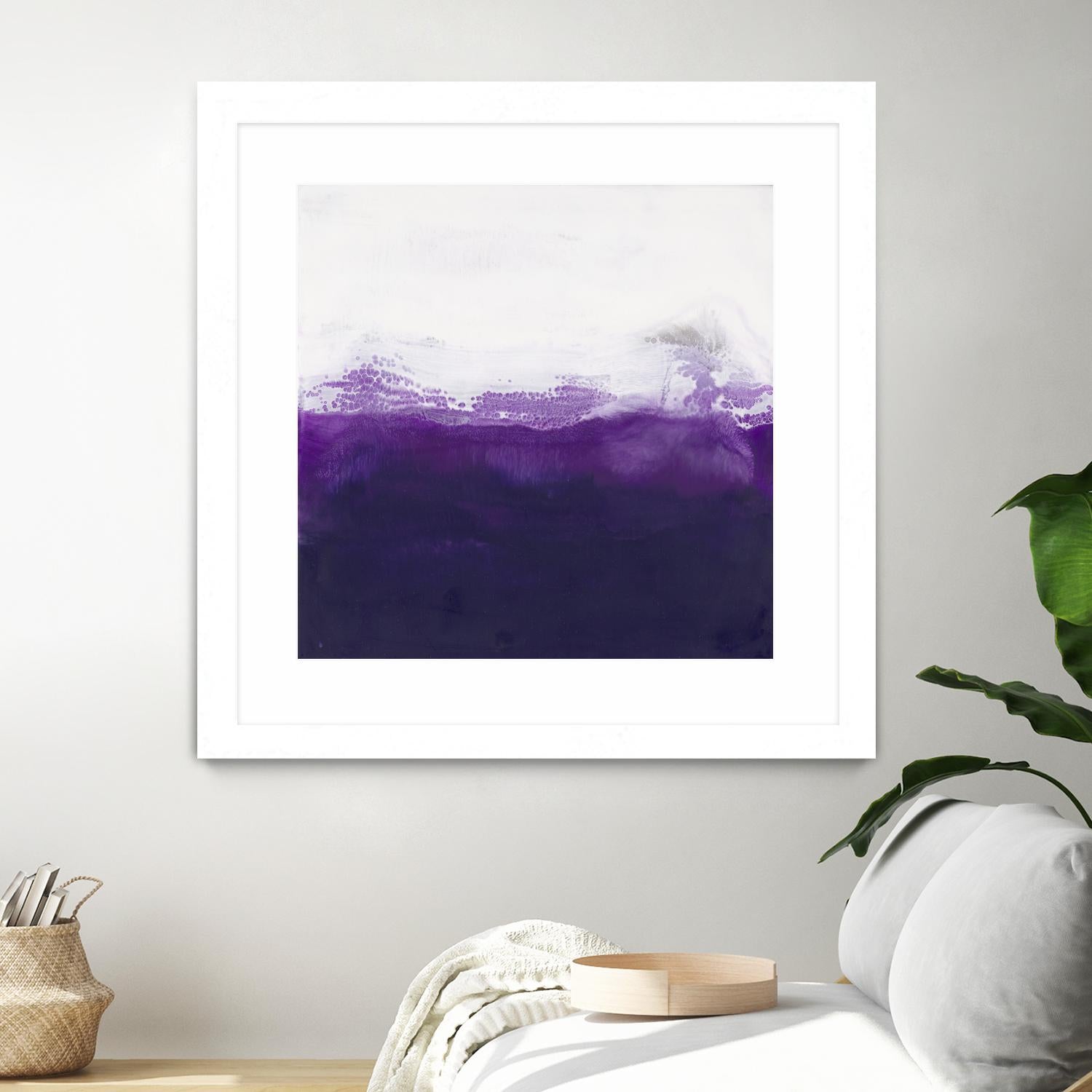 Purple by Laura VanHorne on GIANT ART - white abstract