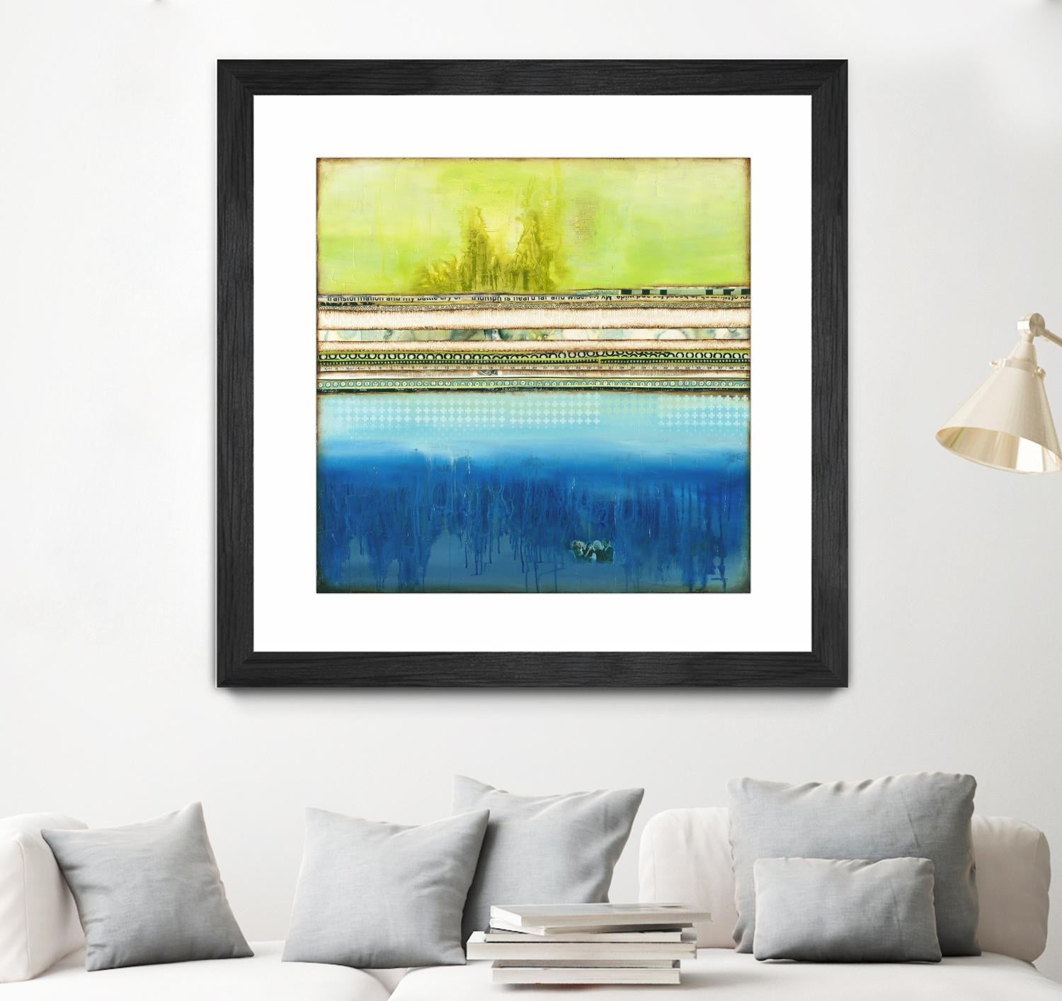 The Sailor by Laura VanHorne on GIANT ART - green abstract