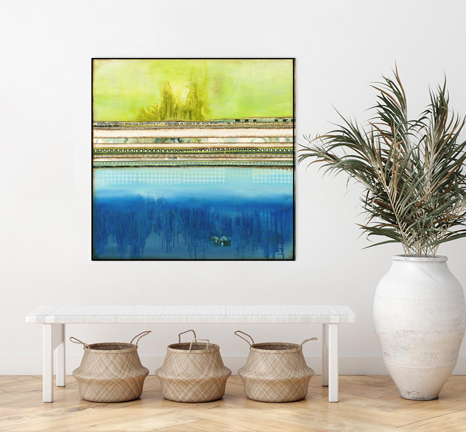 The Sailor by Laura VanHorne on GIANT ART - green abstract