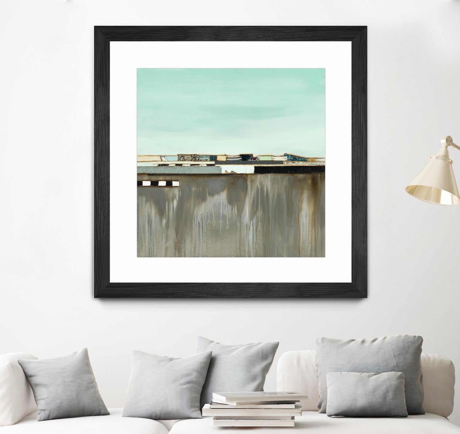 The Hood by Laura Van Horne on GIANT ART - blues abstracted landscapes