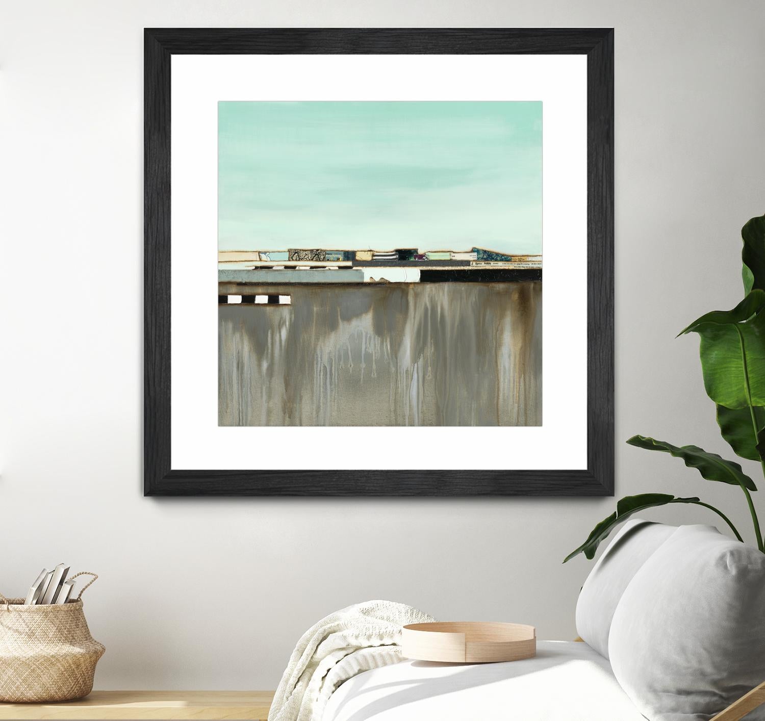 The Hood by Laura Van Horne on GIANT ART - blues abstracted landscapes