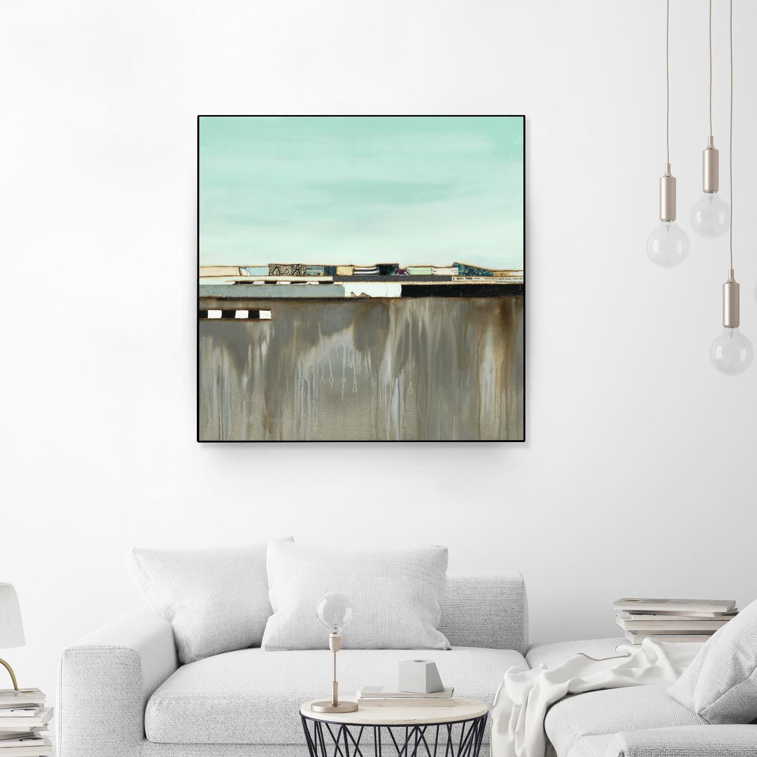 The Hood by Laura Van Horne on GIANT ART - blues abstracted landscapes