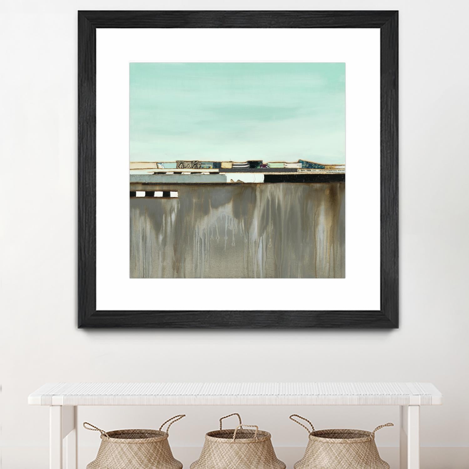 The Hood by Laura Van Horne on GIANT ART - blues abstracted landscapes