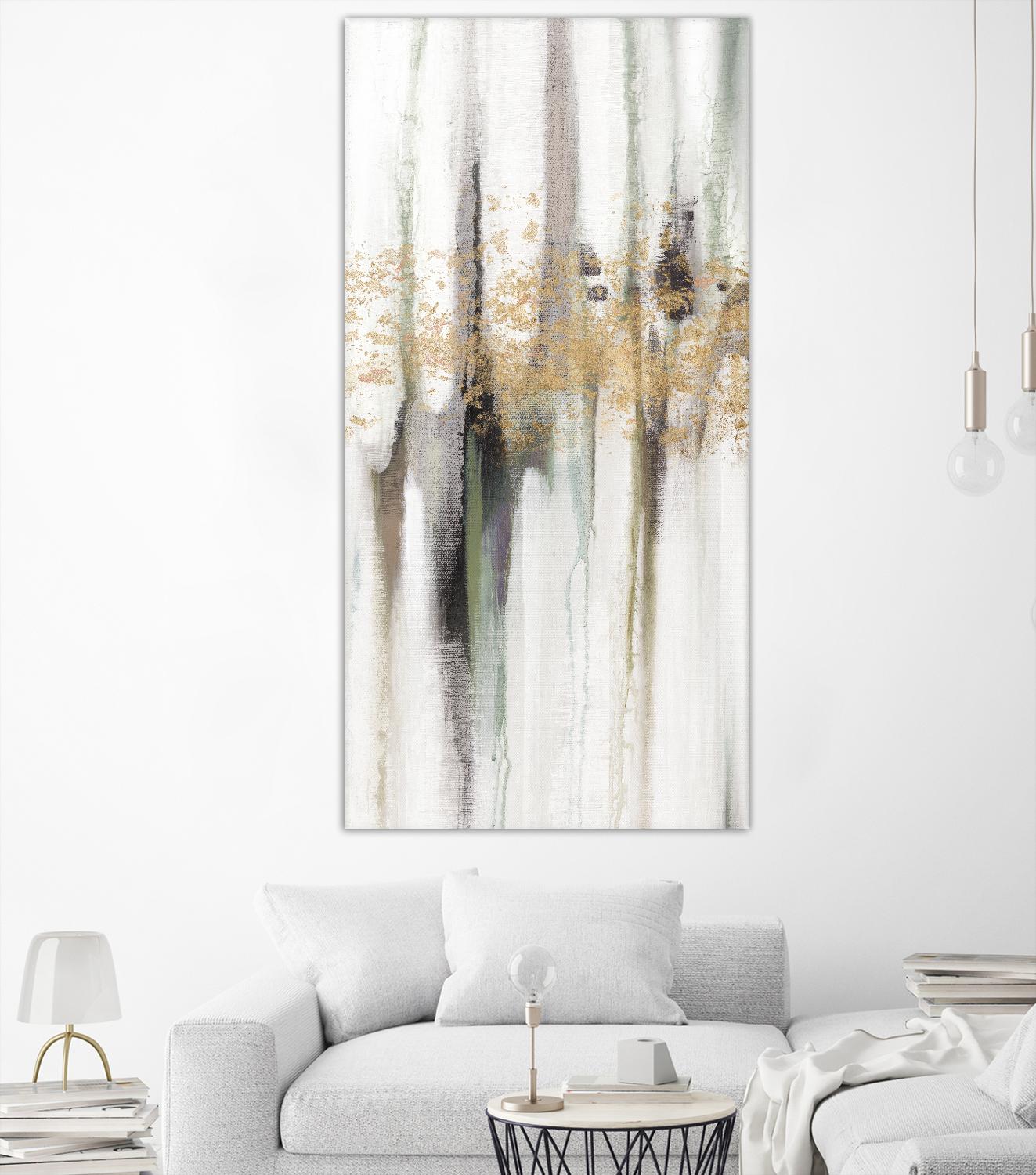 Falling Gold Leaf I by Studio W on GIANT ART - abstract