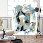 Fall III by Christina Long on GIANT ART - blue abstract