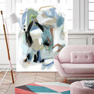 Fall III by Christina Long on GIANT ART - blue abstract